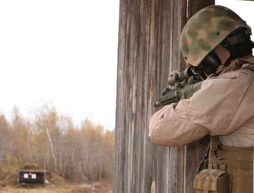 Shooting from cover